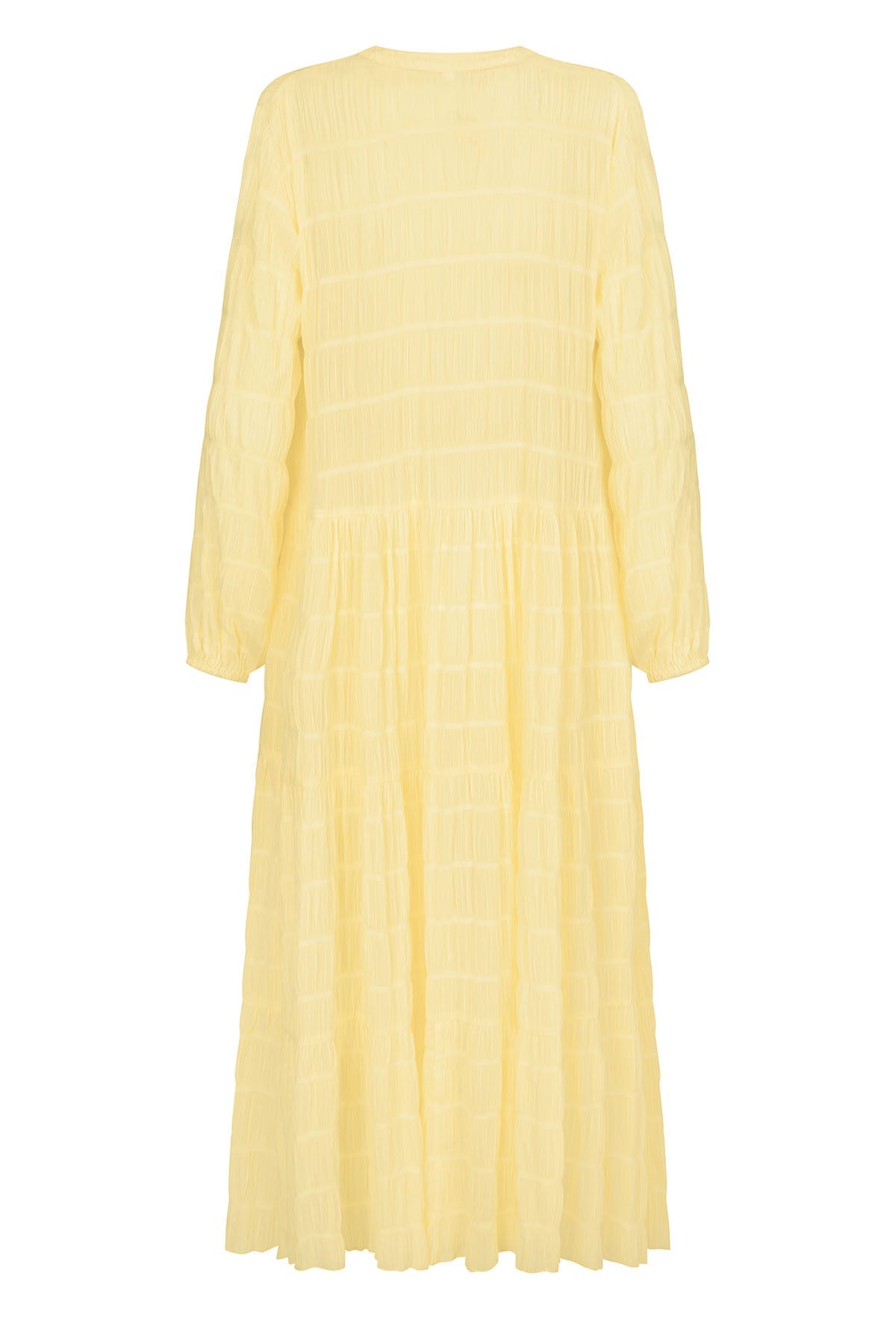 Suki Tiered Maxi Dress - Lemon